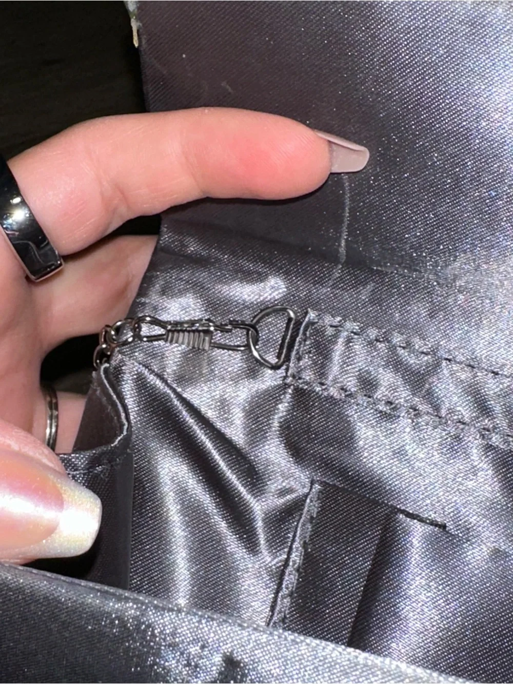 Metallic Crystal Mesh Evening Clutch with Chain Strap